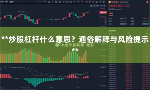 **炒股杠杆什么意思?通俗解释与风险提示**